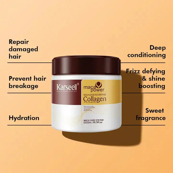 Karseell Collagen Hair Treatment Mask ā Deep Repair for Dry & Damaged Hair (500ml)