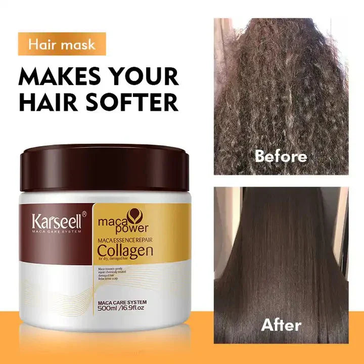 Karseell Collagen Hair Treatment Mask ā Deep Repair for Dry & Damaged Hair (500ml)